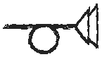 8-bit ilustration of a post horn with a mute in it